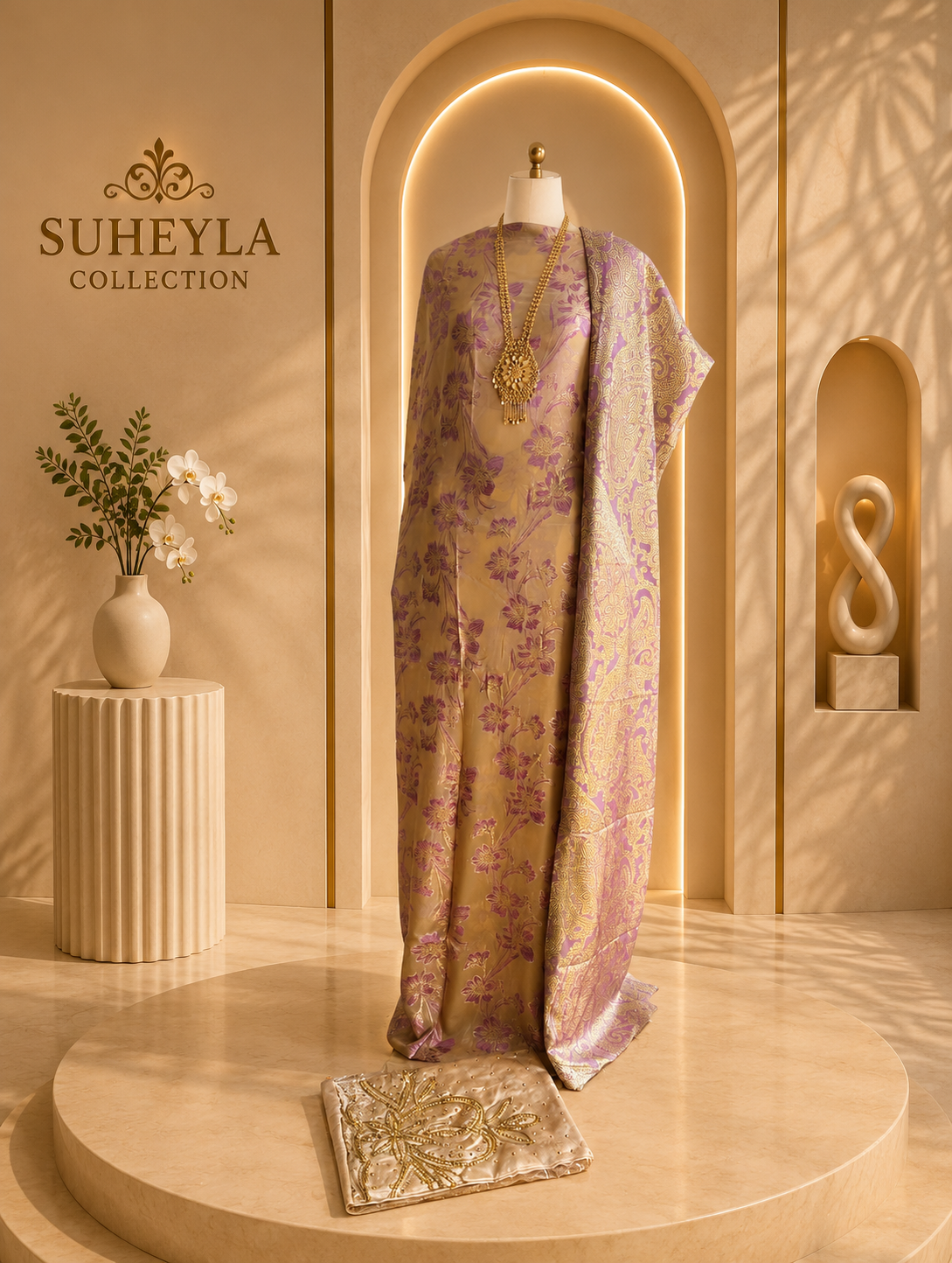Luxury Faransawi Three-Piece Set