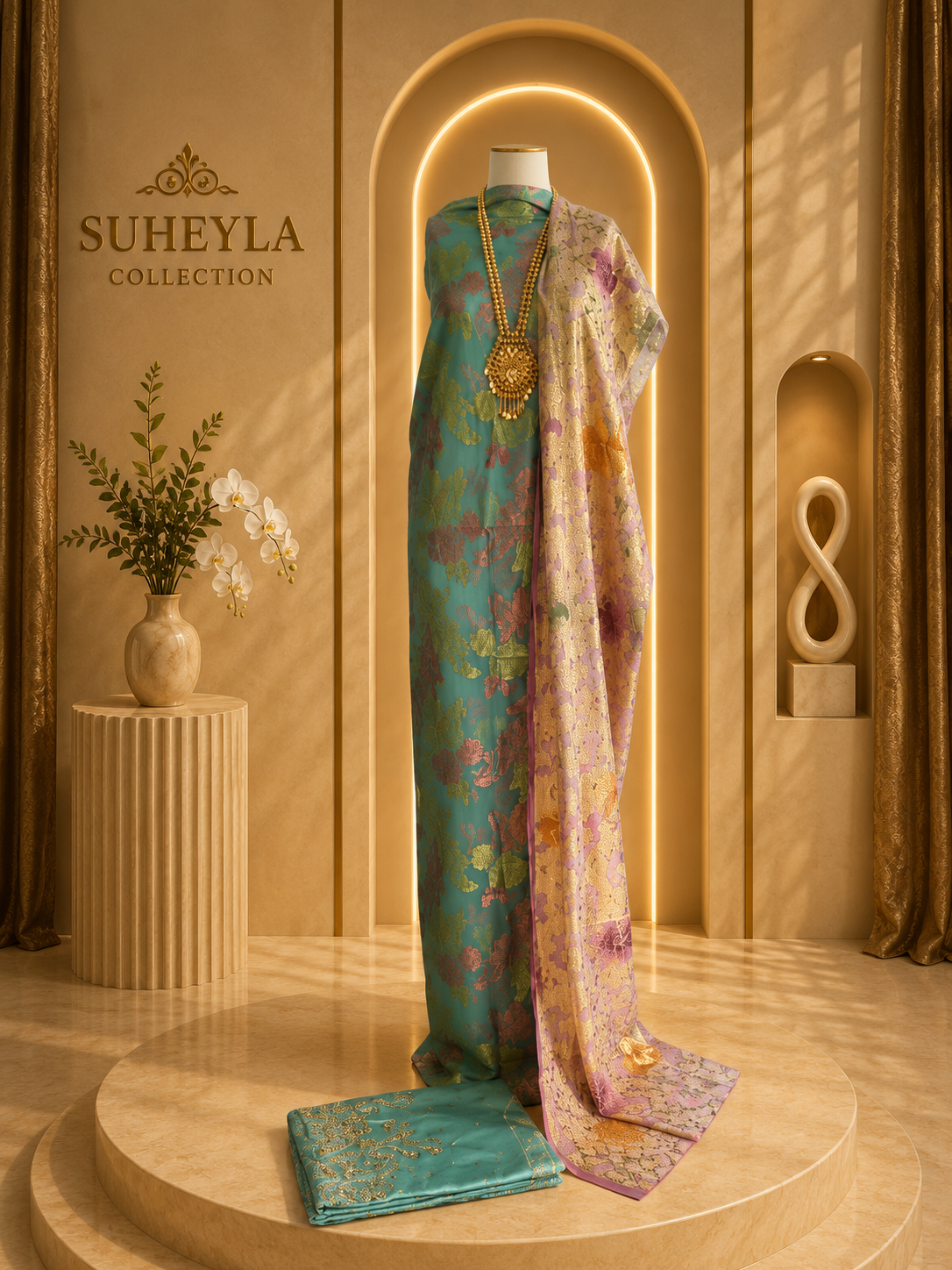 Luxury Faransawi Three-Piece Set