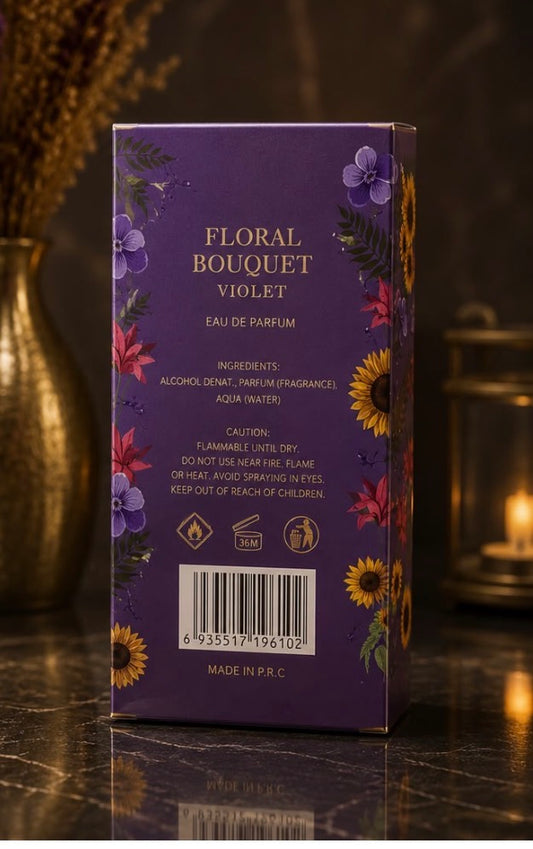 floral bouquet violet perfume