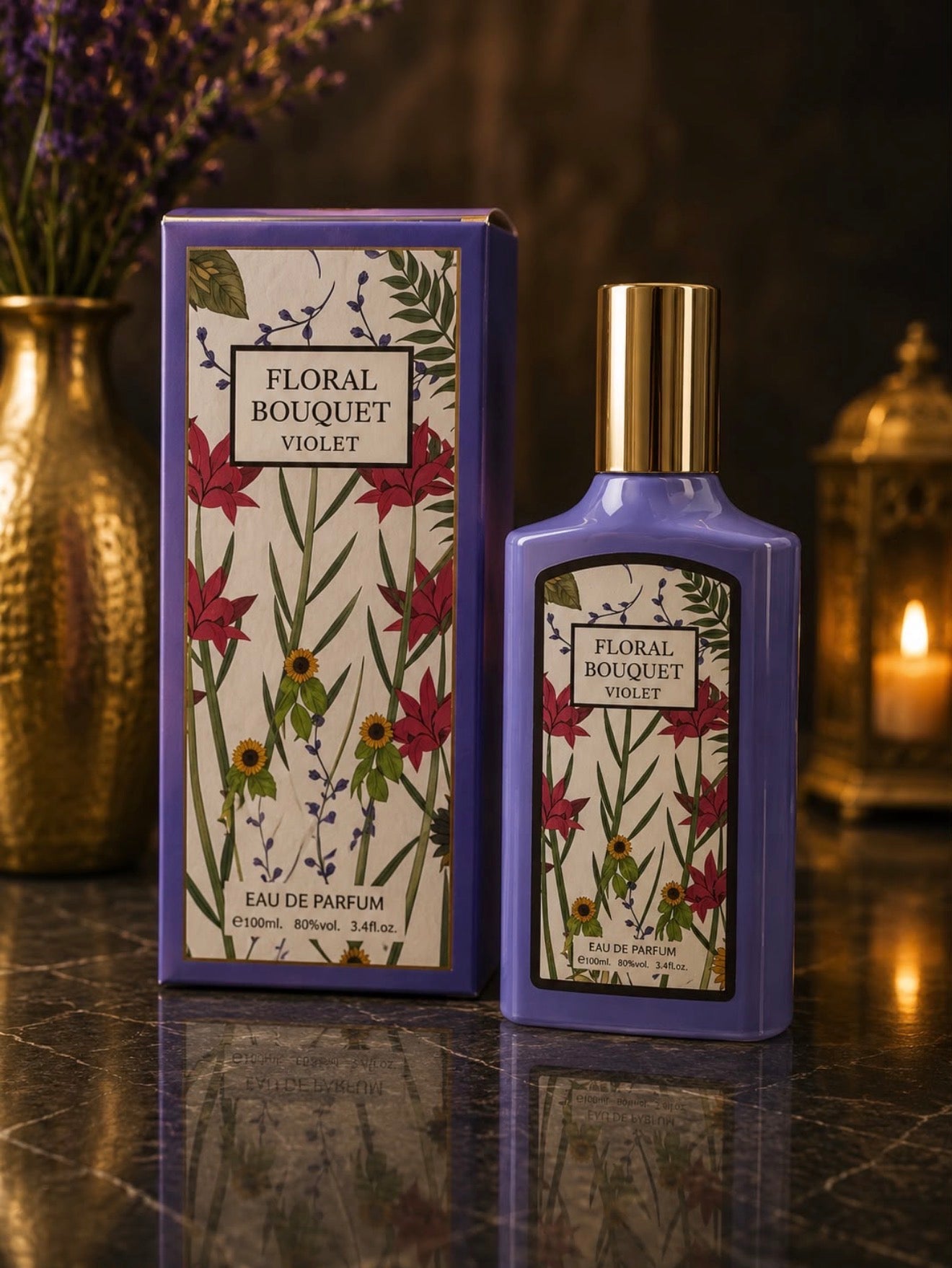 floral bouquet violet perfume