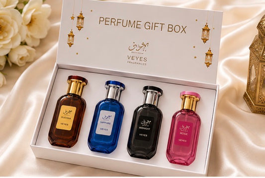 Veyes 4-in-1 Perfume Gift Box Set –Eau De Parfum Collection (25ml Each)