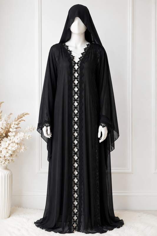 Layali Elegance chiffon abaya