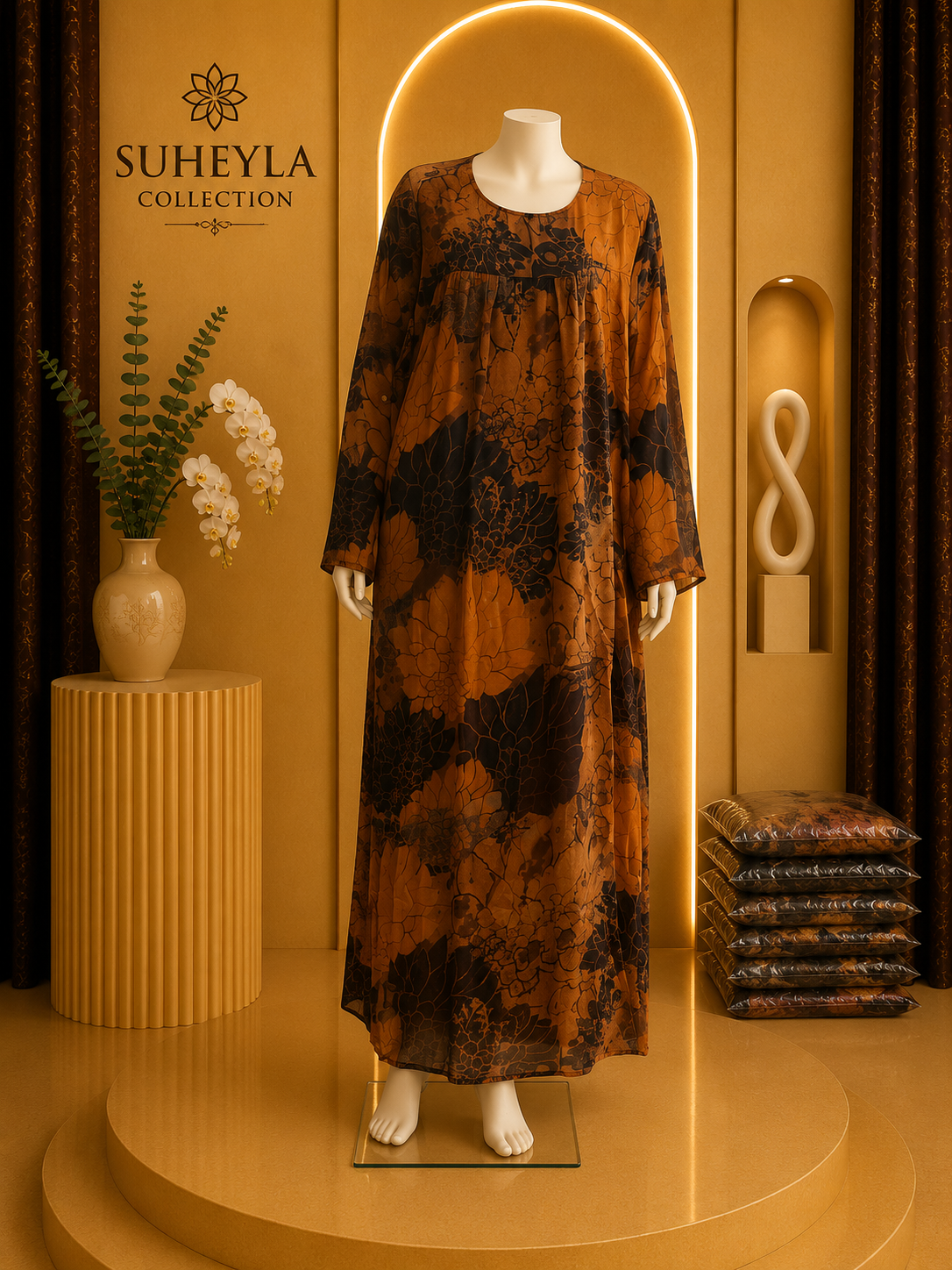 Luxury Floral Chiffon &nbsp;linen Collection