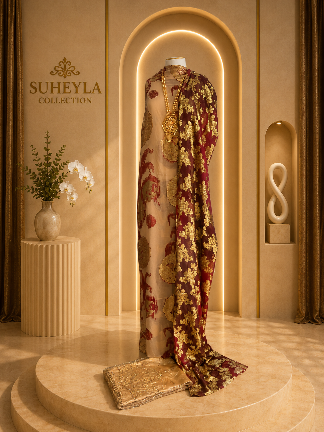 Luxury Faransawi Three-Piece Set