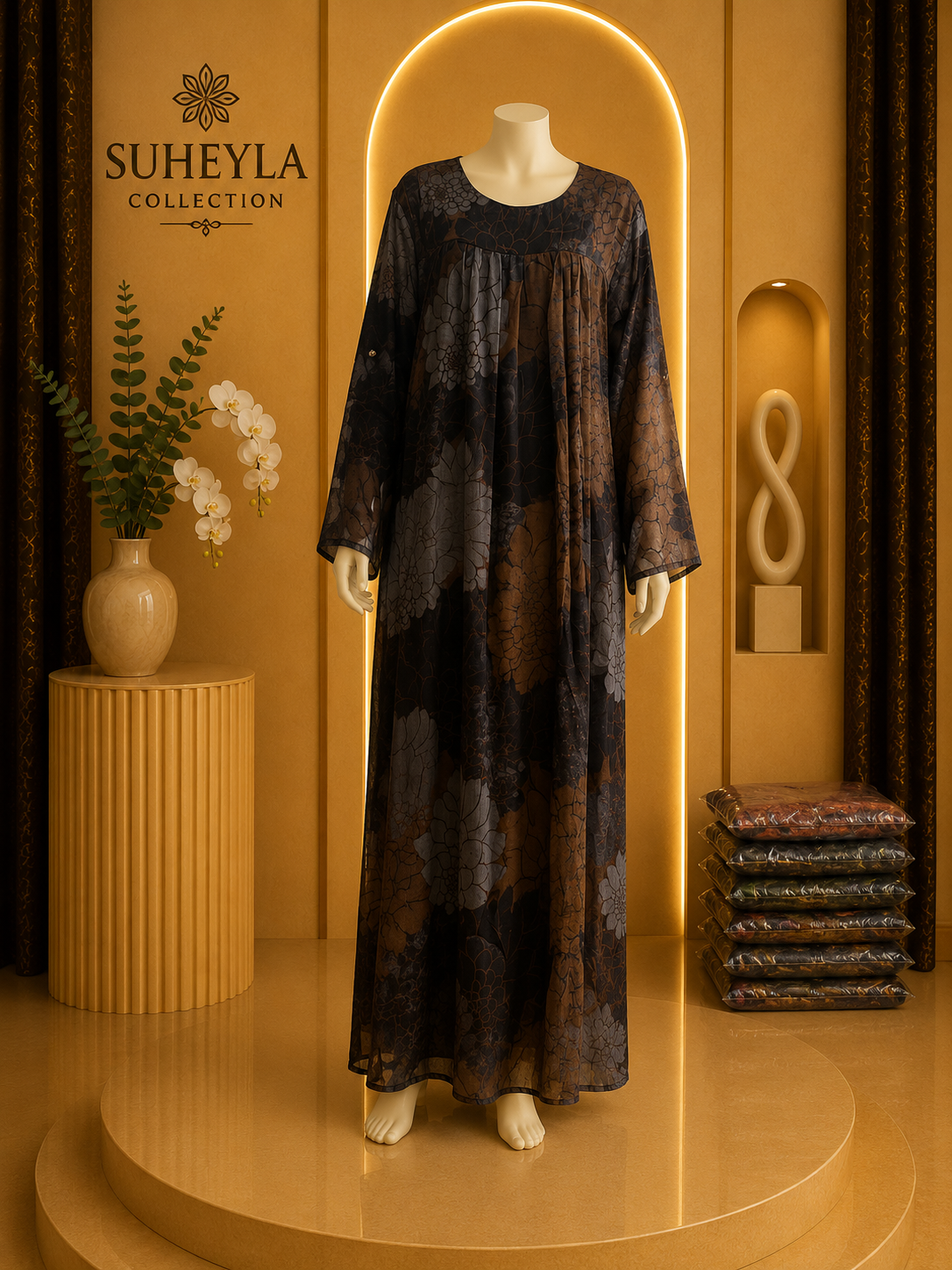 Luxury Floral Chiffon &nbsp;linen Collection