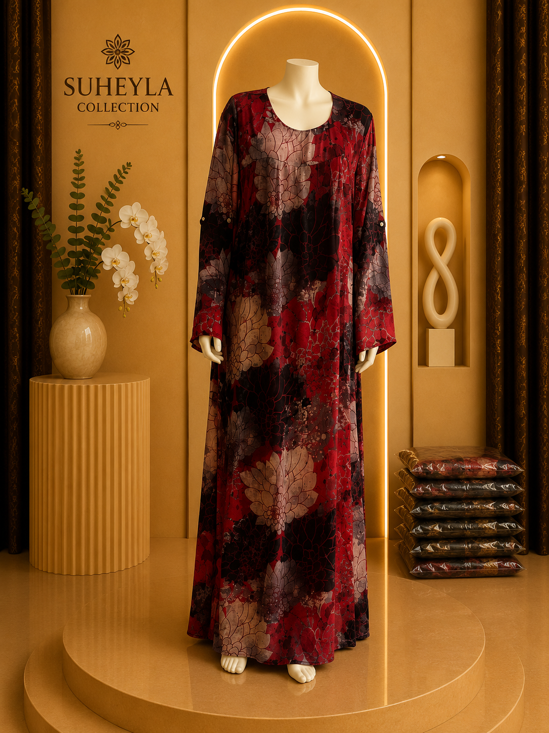 Luxury Floral Chiffon &nbsp;linen Collection