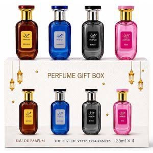 Veyes 4-in-1 Perfume Gift Box Set –Eau De Parfum Collection (25ml Each)