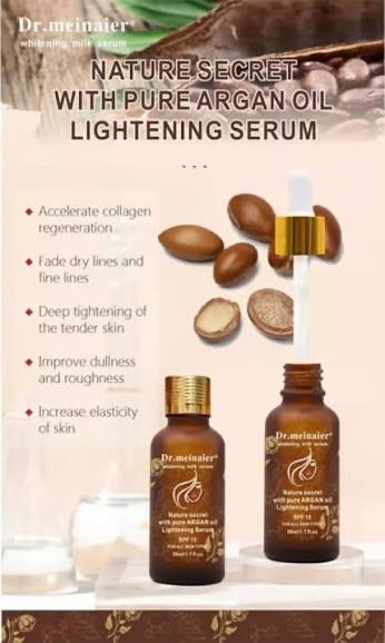 Dr. Meinaier Milk Serum With Argan Nature's Secret Complexion Unifier- 50ml