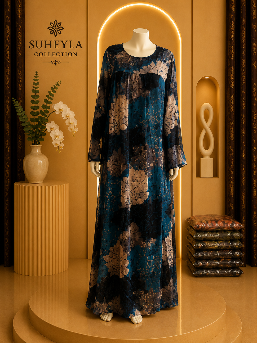 Luxury Floral Chiffon &nbsp;linen Collection