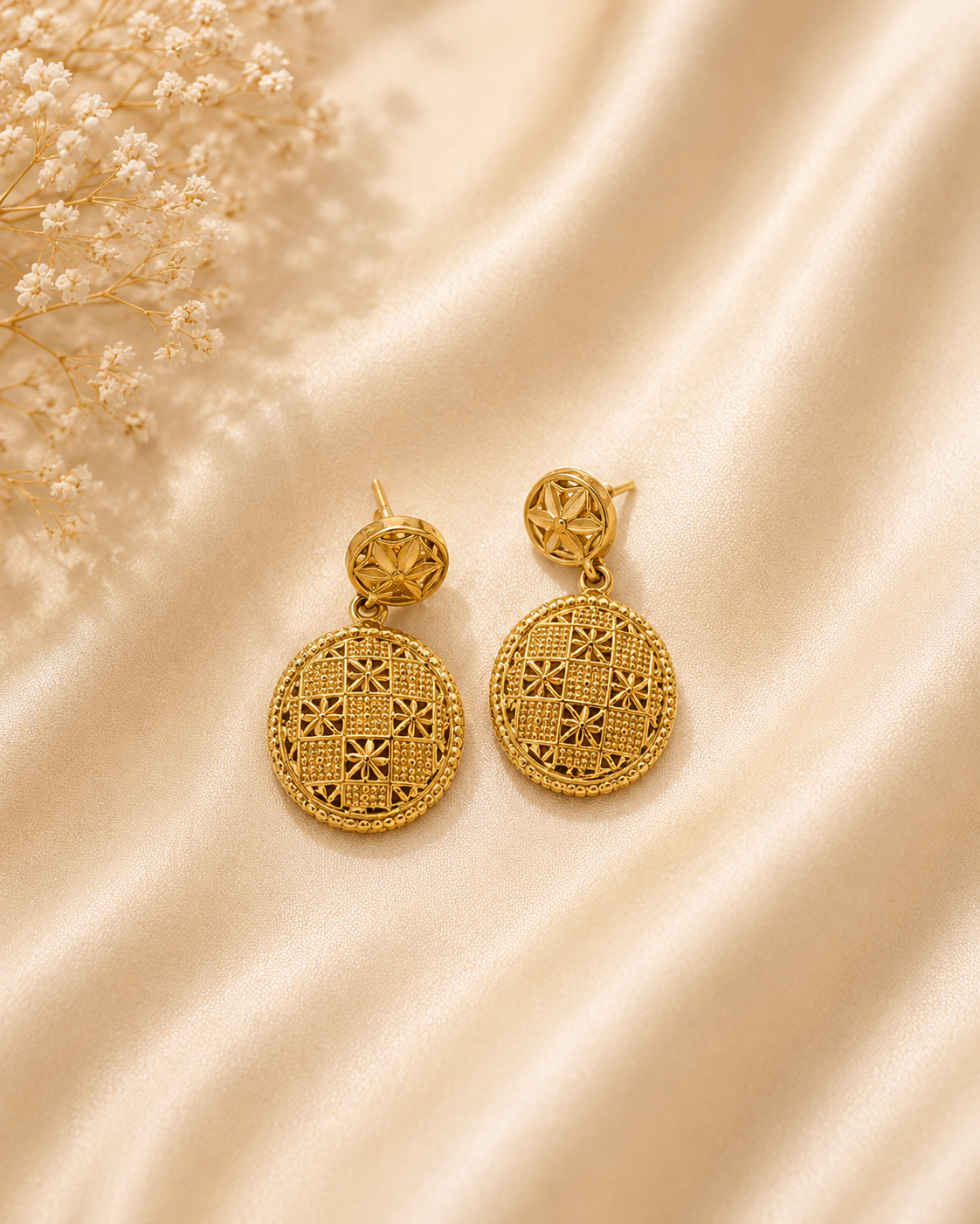 ✨ Traditional Gold-Tone Jewelry Set