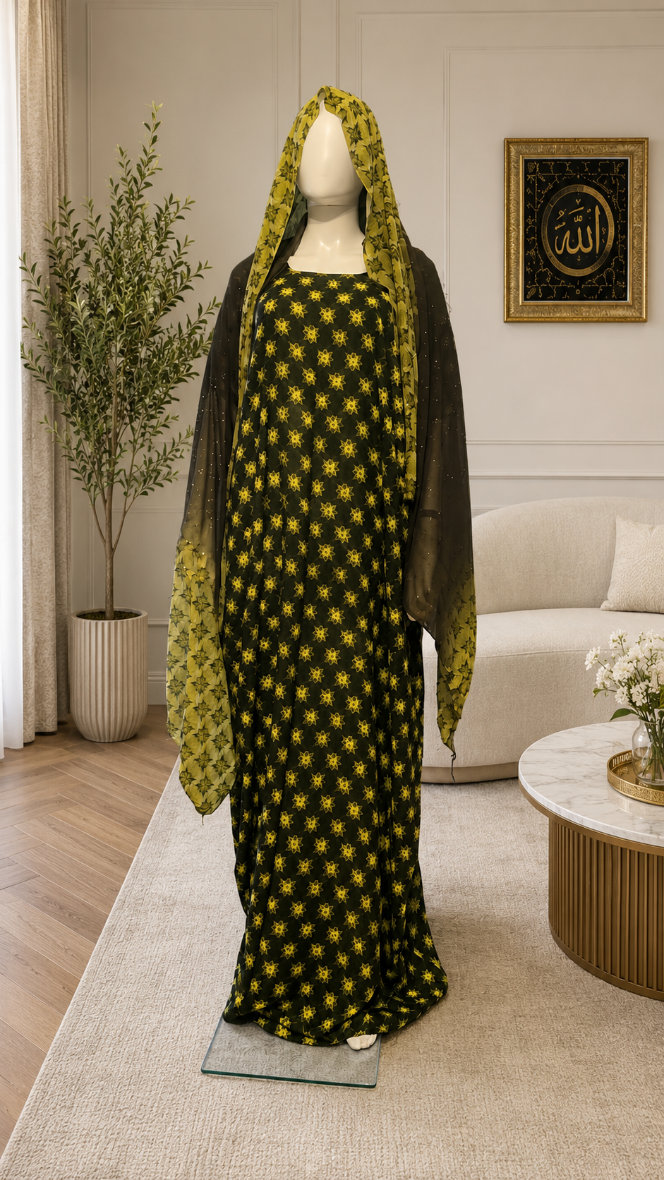 Elegant Modest Baati Set – Multiple Colors