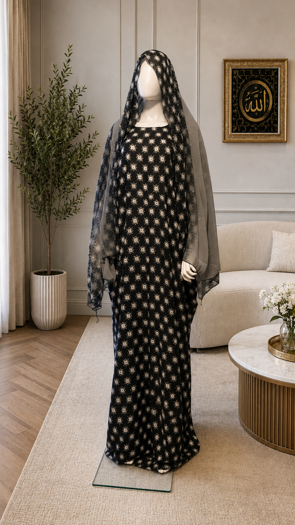 Elegant Modest Baati Set – Multiple Colors