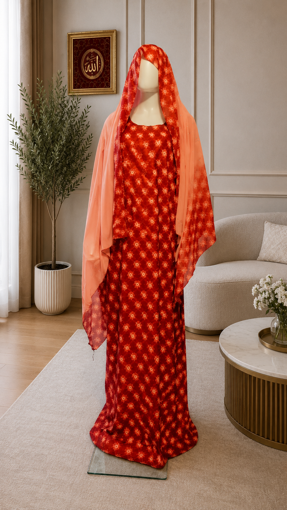 Elegant Modest Baati Set – Multiple Colors