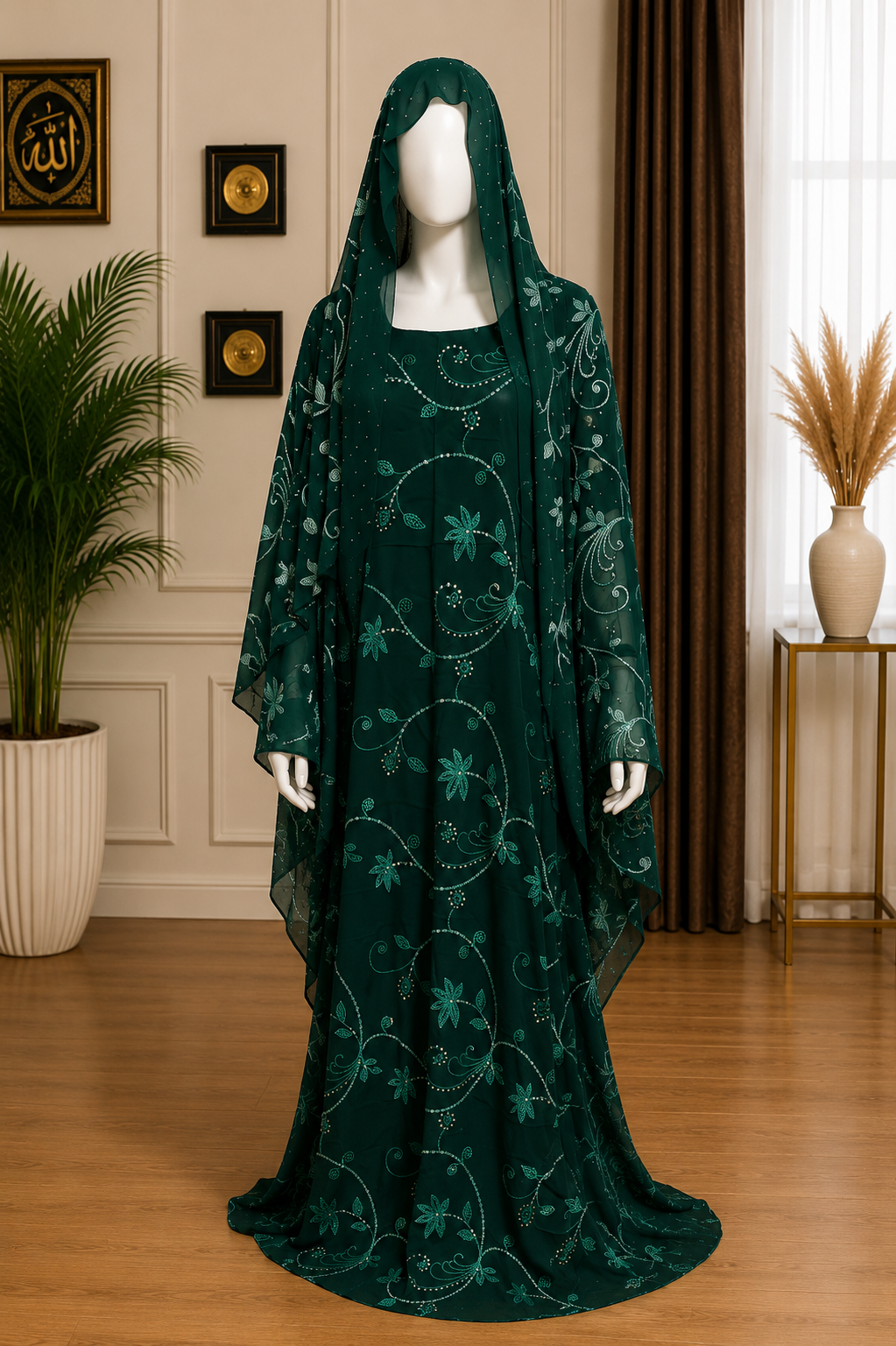 Luxury Floral Baati Set