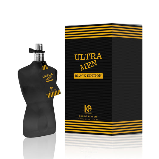 Ultra Man Black Edition Eau De Parfum for Men - 100 ml | Long Lasting Luxury Fragrance