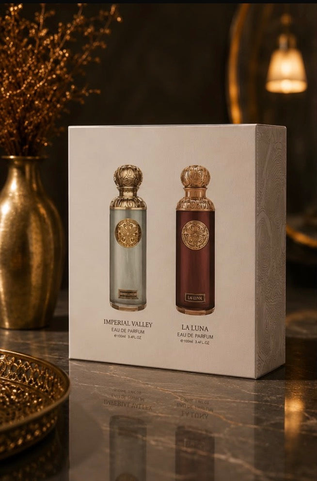 Gissah Luxury Duo: Imperial Valley & La Luna Set (2 x 200 ml)