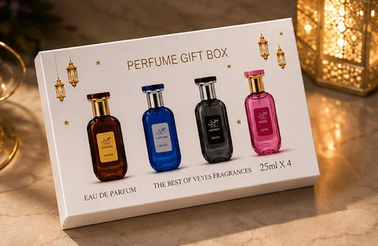 Veyes 4-in-1 Perfume Gift Box Set –Eau De Parfum Collection (25ml Each)