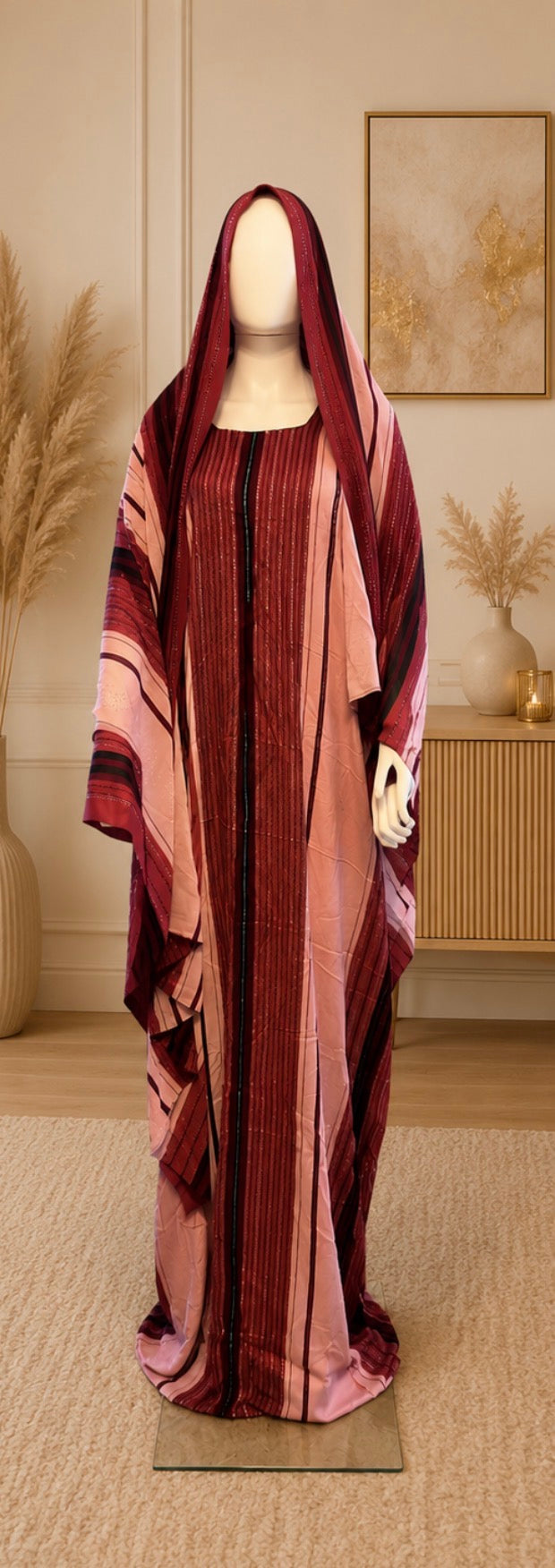 Elegant Stripe Baati Set