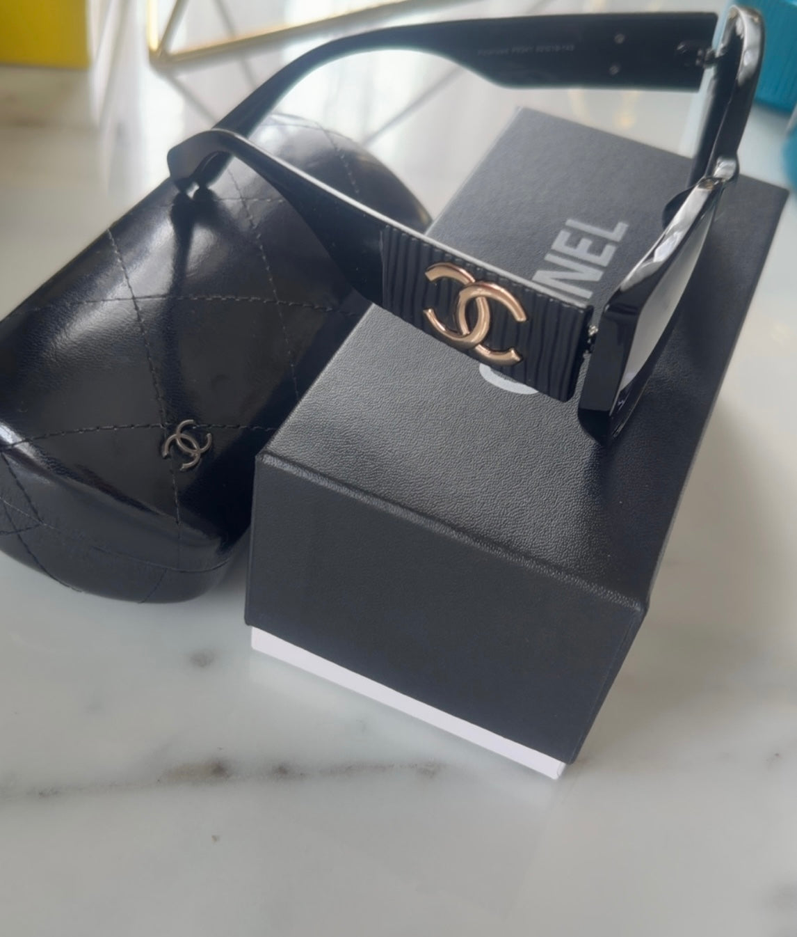 Chanel Luxury Black Sunglasses