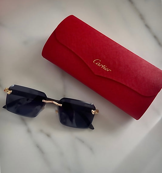 Modern Cartier Rimless Sunglasses