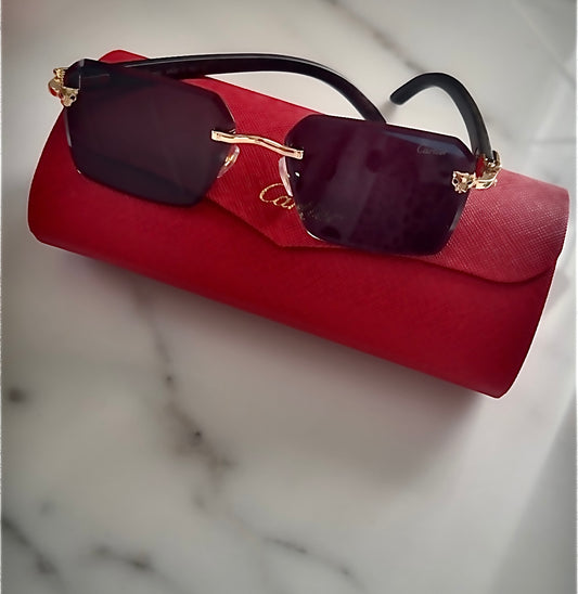 Modern Cartier Rimless Sunglasses