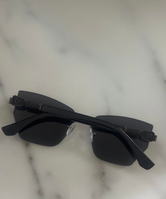 Luxury Rimless Square Sunglasses 🖤