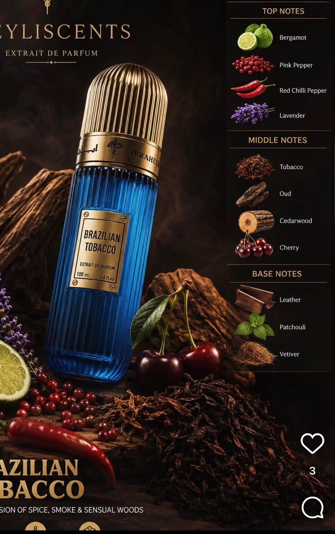Brazilian Tobacco – Extrait de Parfum 💙✨