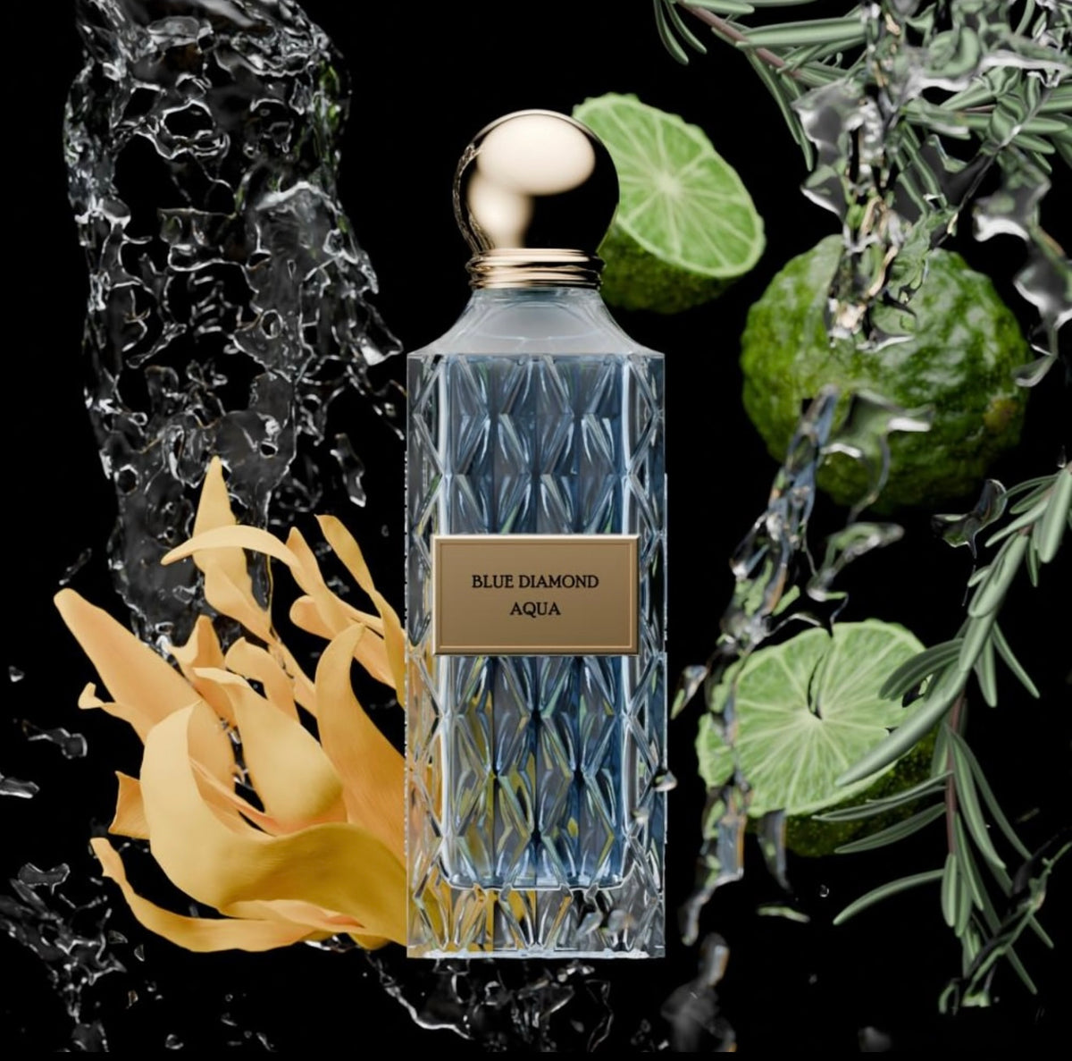 Blue Diamond Aqua – Ibraheem Al.Qurashi 💎🩵